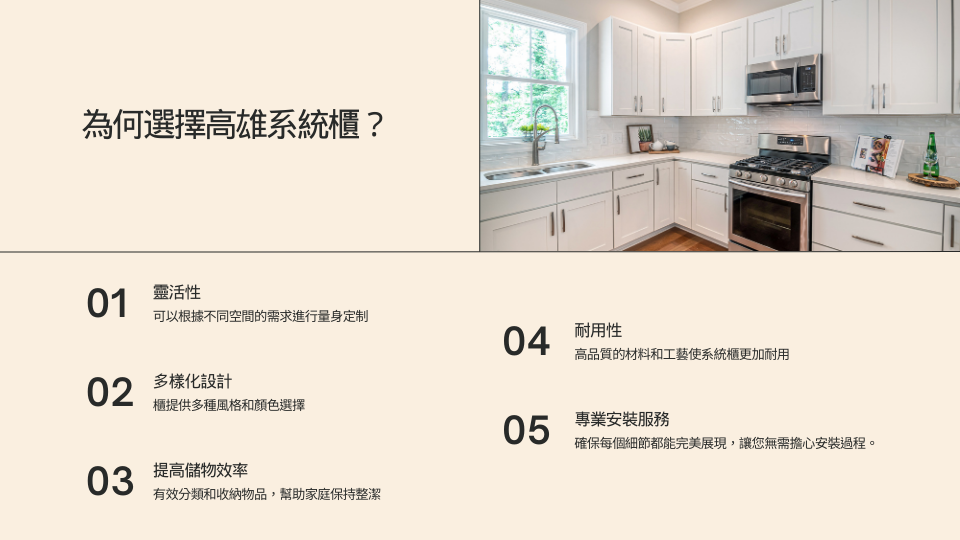 為何選擇高雄系統櫃？